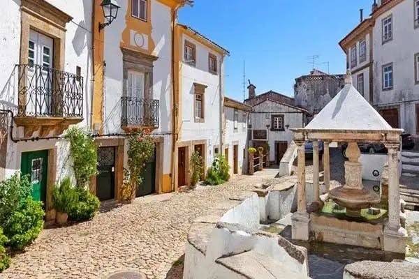 Take a break at the fountains around town while bargain hunting for historic homes in Castelo de Vide.