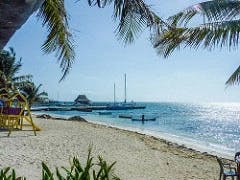 In San Pedro, on the island of Ambergris Caye, Karen and her husband enjoy the turquoise waters, excellent weather, and laidback lifestyle in Belize.