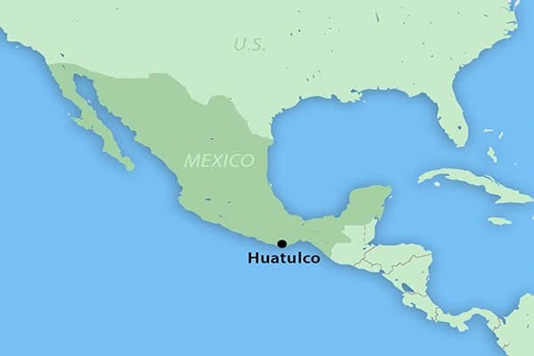 Huatulco is located on the Pacific coast in the Mexican state of Oaxaca.