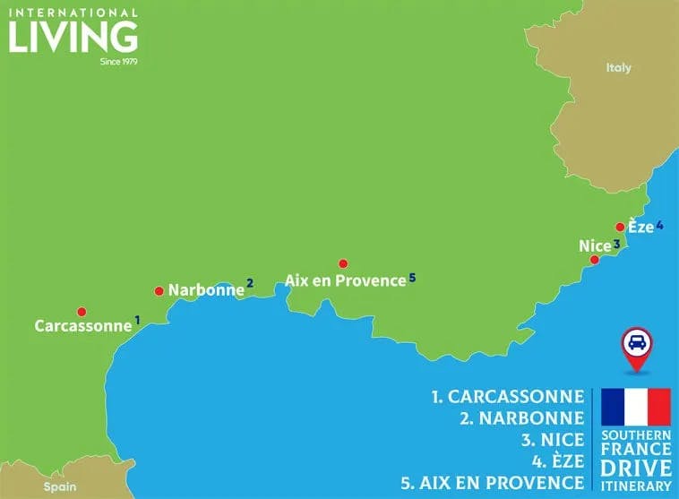 Southern-France-Drive-Itinerary