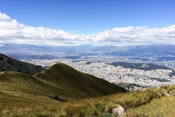 Quito, Ecuador’s capital, nestles in the shelter of the Andes mountains. ©International Living/Jim Santos