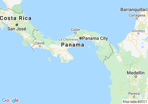 Placeholder image for map of Panama